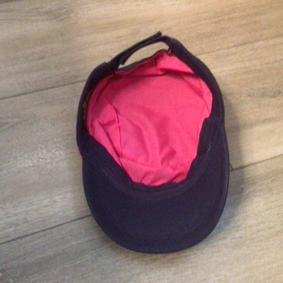 💐Margaritaville Cotton Denim Floral Hat Navy - Picture 4 of 5